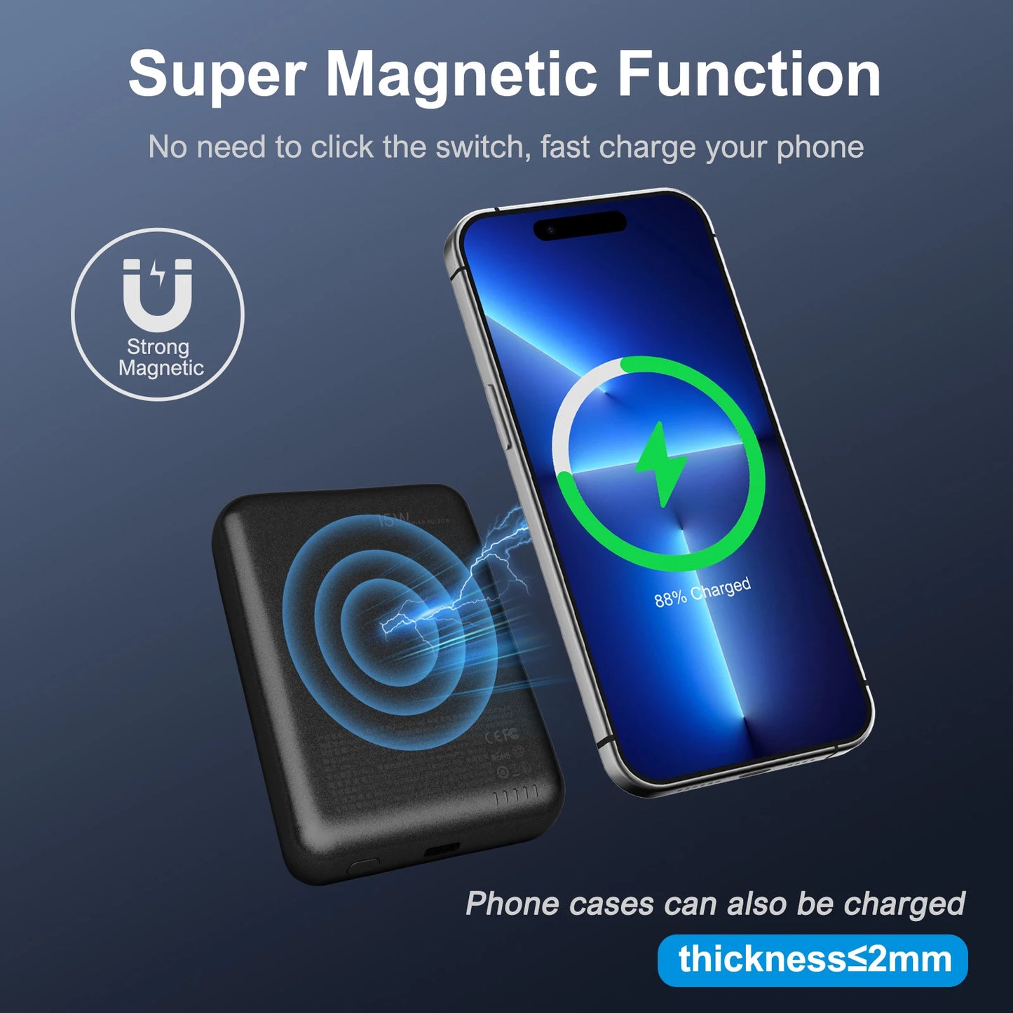 Magnetic Wireless Power Bank™